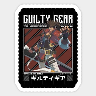 Sol Badguy - Guilty Gear Strive Sticker